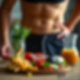 Nutrient-rich meal for abdominal muscle development