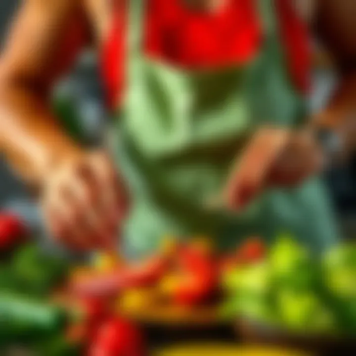 Healthy Meal Preparation Healthy meal preparation emphasizing nutrition for weight loss