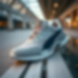 Stylish Pierre Cardin sports shoes on a modern surface