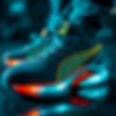 Innovative Footwear Technology Close-up of innovative technology used in Puma footwear