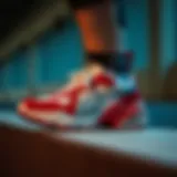 Stylish thick-soled footwear design