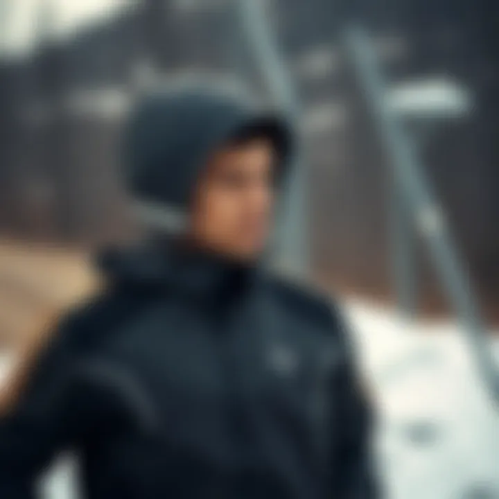 Athlete wearing Puma WarmCELL jacket during outdoor activity