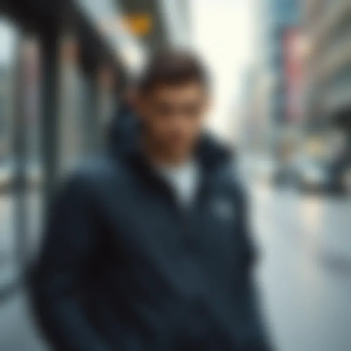 Stylish outfit featuring Puma WarmCELL jacket in urban setting