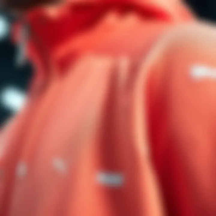 Close-up of WarmCELL technology fabric