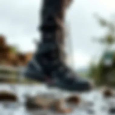 Salomon Gore-Tex boot showcasing waterproof technology