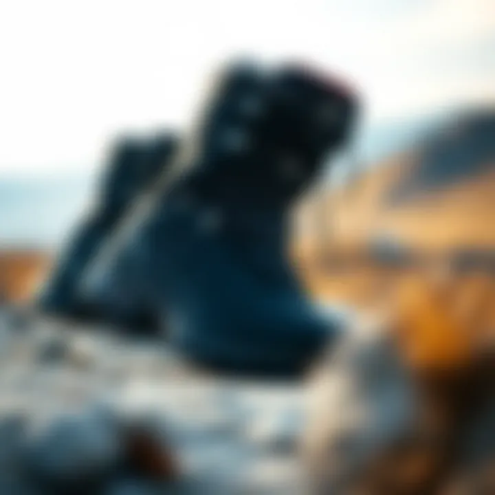 Salomon Gore-Tex boots in an outdoor setting