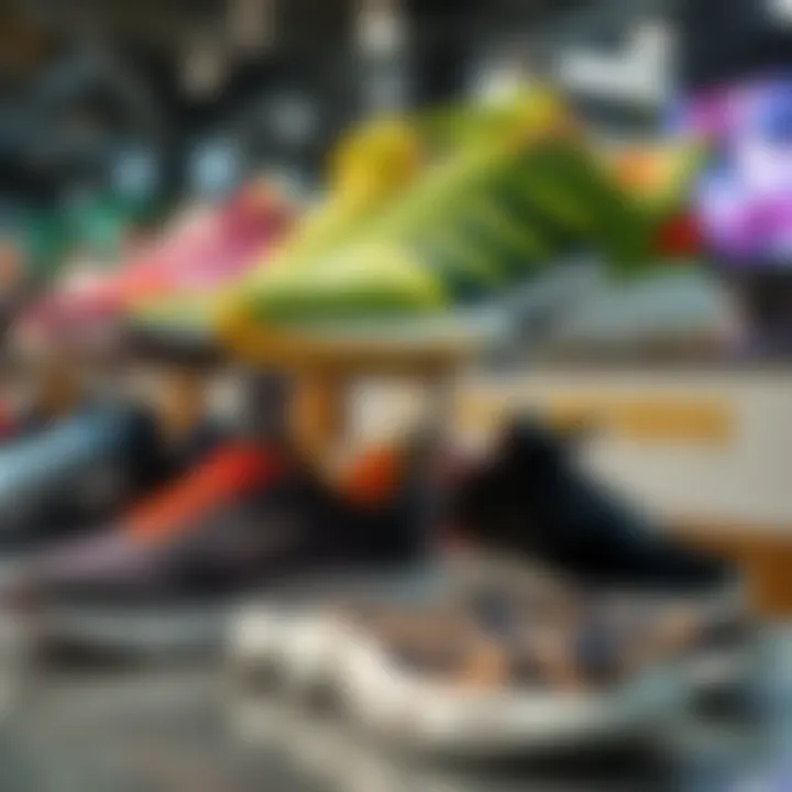 Comparative display of Skechers Kool Bricks and other sports brands