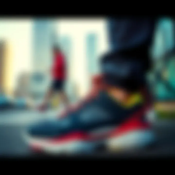 Skechers Kool Bricks showcased in a vibrant urban setting