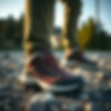 User testing Skechers Outdoor Ultra boots during outdoor activities