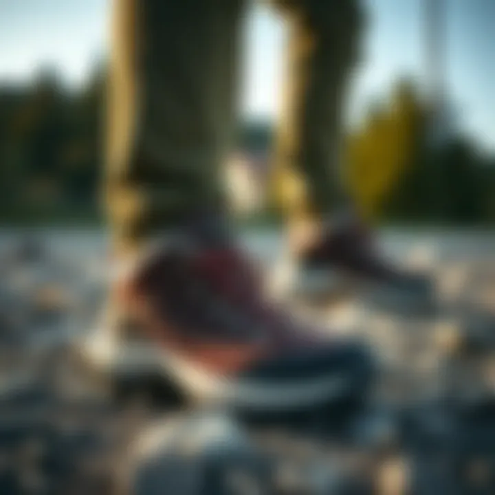 User testing Skechers Outdoor Ultra boots during outdoor activities