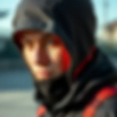 Innovative materials used in sports clothing, showcasing their texture and functionality