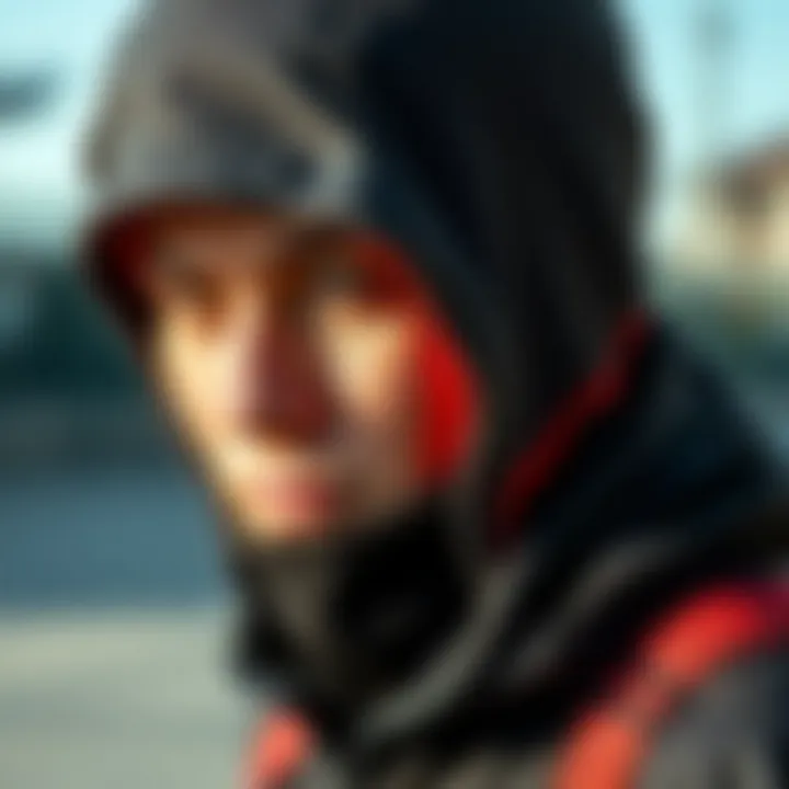 Innovative materials used in sports clothing, showcasing their texture and functionality