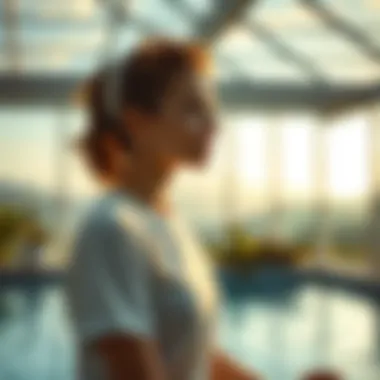 A serene environment promoting stress relief