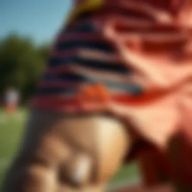 Innovative Performance Materials Close-up of performance fabric used in shorts