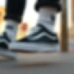 Elegant design of Vans Old Skool shoes highlighting style