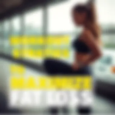 Graphic showing workout strategies for optimizing fat loss