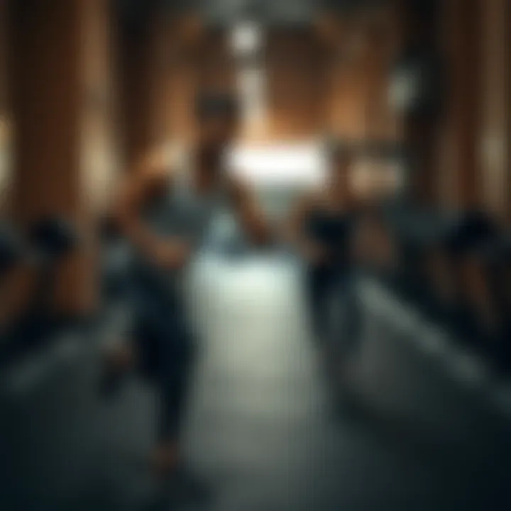 High-intensity workout session focusing on lateral movements