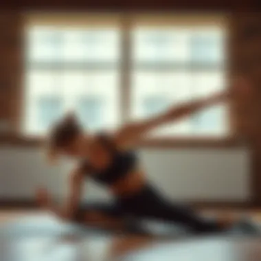 Effective stretching routine targeting oblique muscles