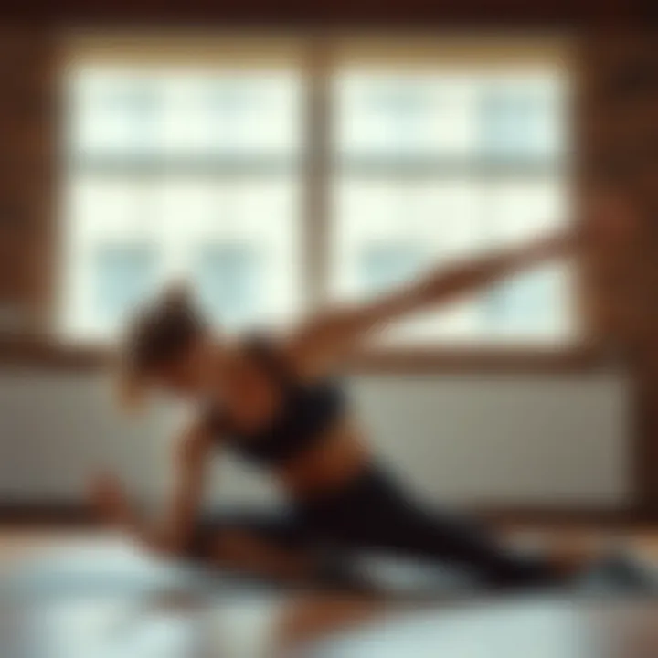 Effective stretching routine targeting oblique muscles